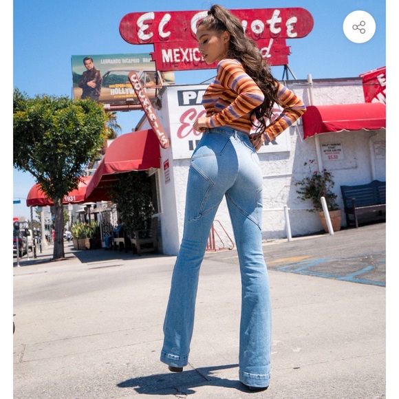 REVICE Denim - REVICE Venus Flares in Eclipse Wash Jean